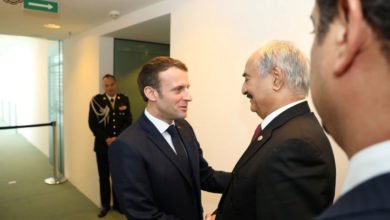 حفتر مع ماكرون