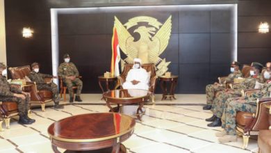 البرهان في القيادة العامة