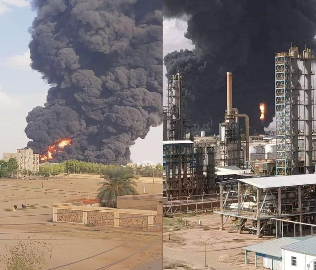 الدعم السريع: طيران الجيش السوداني قصف مصفاة الخرطوم النفطية ودمرها